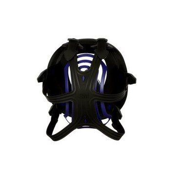 3M Ultimate FX FF-400 FF-401 Respirador de máscara de careta completa 89418 - tamaño Pequeño - Negro/Azul - Silicón - 6 puntos suspensión