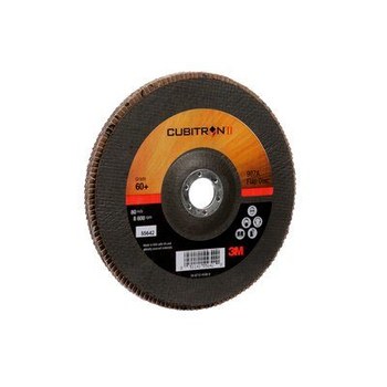 3M Cubitron II - Óxido de aluminio cerámico - 7 pulg. - 60+ - Mediano - 55642
