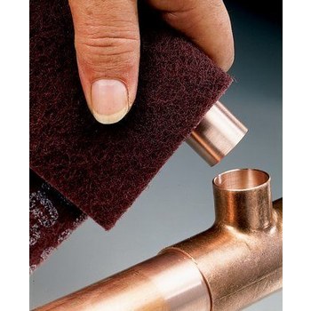 3M Scotch-Brite Almohadilla de mano 04029 - Óxido de aluminio - Muy fino - 9 pulg. x 6 pulg.