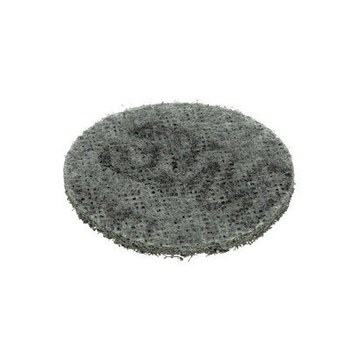 3M Scotch-Brite No tejido Carburo de silicio Gris Disco de velcro - Carburo de silicio - 2 pulg. - Súper fino - 04127