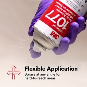 3M Fastbond 1077 7100373887 Spray Adhesivo para Espuma y Tela Neutro Líquido Bote de aerosol A base de agua - 76114 - Peso neto 8.2 oz