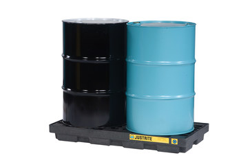 Imágen de Justrite Negro/Azul Ecopolyblend 2500 lb 24 gal Tarima para derrames (Imagen principal del producto)