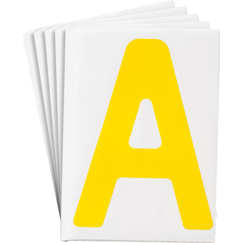 Imágen de Brady Toughstripe Amarillo Interior Poliéster Carta 121696 Etiqueta en forma de letra (Imagen principal del producto)