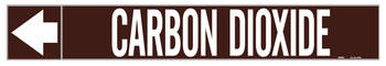 Imágen de Brady Pipe Markers-To-Go Blanco sobre marrón Vinilo 108699 Marcador de tubería autoadhesivo (Imagen principal del producto)