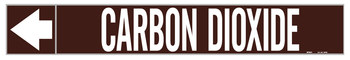 Imágen de Brady Pipe Markers-To-Go Blanco sobre marrón Vinilo 108700 Marcador de tubería autoadhesivo (Imagen principal del producto)