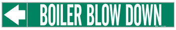 Imágen de Brady Pipe Markers-To-Go Blanco sobre verde Vinilo 108586 Marcador de tubería autoadhesivo (Imagen principal del producto)