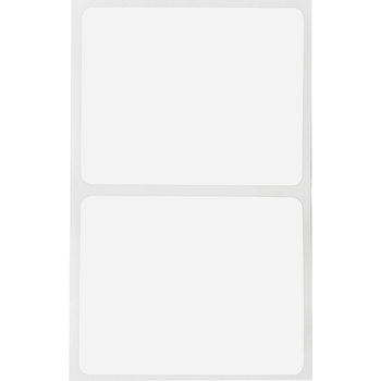 Brady i61-77-402-1.4 Rollo de etiquetas troqueladas para impresoras - 4 pulg. x 4 pulg. - Papel - Blanco - B-402
