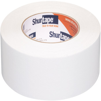 Shurtape PC 599 Blanco Cinta para ductos - 48 mm Anchura x 55 m Longitud - 9 mil Espesor - shurtape 152375