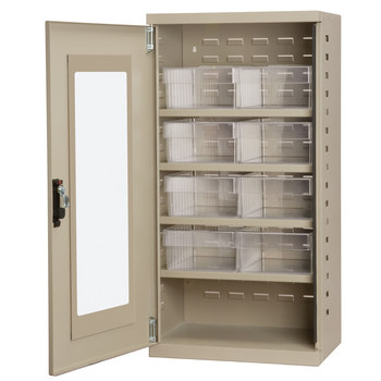 Imagen de Akro-mils ACQV4P82 Akrodrawers 350 lb Masilla Revestido en polvo, Con textura Acero 18 ga No apilable Minigabinete seguro (Imagen principal del producto)