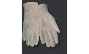 Imágen de Red Steer 33170 Natural/Gris Pequeño Cuero Gamuza de cuero vacuno Cuero Guantes de trabajo (Imagen principal del producto)