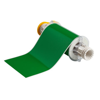 Imágen de Brady Verde Vinilo Transferencia térmica 13603 Rollo de etiquetas para impresora de transferencia térmica continua (Imagen principal del producto)