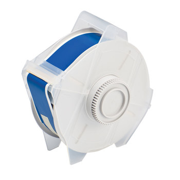 Imágen de Brady Azul Interior/exterior Poliéster Transferencia térmica 76629 Rollo de etiquetas para impresora de transferencia térmica continua (Imagen principal del producto)