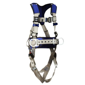 DBI-SALA ExoFit X100 Construction, Posicionamiento Arnés para el cuerpo 70804540006 - tamaño Grande - Gris - 19001