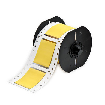 Imágen de Brady Amarillo Transferencia térmica B33D-1500-2-342YL Manga para impresora de transferencia térmica troquelada (Imagen principal del producto)