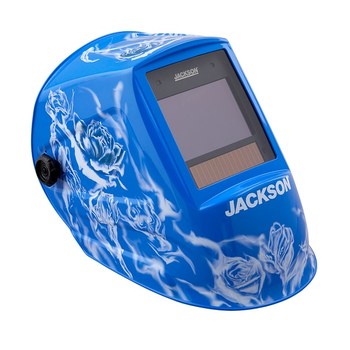 Jackson Safety Casco para soldadura 47104 - Sombra fija ADF lente - Azul/Blanco - 62083