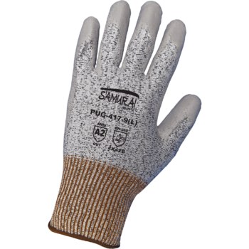 Global Glove Samurai Glove Tuffalene Sal y pimienta Grande Tuffalene UHMWPE Tuffalene UHMWPE Guantes resistentes a cortes - acabado Liso - pug-417 lg