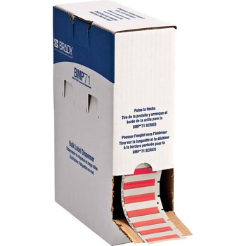 Imágen de Brady PermaSleeve Rojo Transferencia térmica BM-187-175-342-RD Etiquetas termorretráctiles para cables y alambres (Imagen principal del producto)