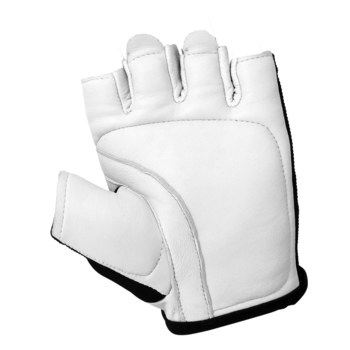 Global Glove Hot Rod AV2000 Negro/Blanco Grande Cuero Piel de cabra Cuero Guantes de mecánico - av2000 lg