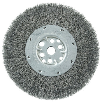 Weiler 01511 Cepillo de rueda - Rizado Acero cerda