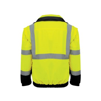 Global Glove FrogWear GLO-B2 Chaqueta bomber GLO-B2-L - tamaño Grande - Poliéster - Amarillo/negro - 02464