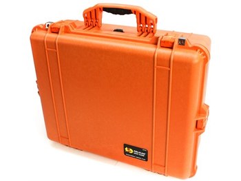 Pelican Estuche rígido protector 1600 WL/NF Orange - Polipropileno - Sin espuma acolchado - 24.39 pulg. x 19.36 pulg. - 16005