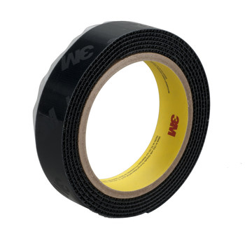 3M Scotchmate SJ3572 Negro Sujetador recerrable - Gancho con 300 ganchos/in² Recuento de tallos - 1 pulg. Anchura x 50 yd Longitud - Adhesivo Adhesiva - 86286