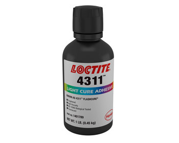 Loctite Flash Cure 4311 Adhesivo de cianoacrilato Verde Líquido 1 lb Botella - 00004