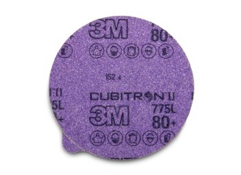 3M Cubitron II Hookit Recubierto Grano Cerámico de Precisión Morada Disco de velcro - Grano Cerámico de Precisión - 6 pulg. - 80 - 86816