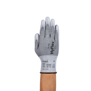 Ansell HyFlex Gris 12 Apoyado Guantes resistentes a cortes - 076490-61898
