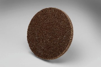 3M Scotch-Brite Unificado Óxido de aluminio Mediano Rueda de desbaste - Mediano grado - Accesorio Quick Change - Diámetro 3 pulg. - 17193