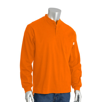 PIP 385-FRHN Camisa resistente al fuego 385-FRHN-(OR)-L - tamaño Grande - Naranja - 16109