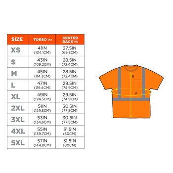 Ergodyne Glowear 8289 Camisa de alta visibilidad 21514 - Grande - Poliéster - Naranja - ANSI clase 2