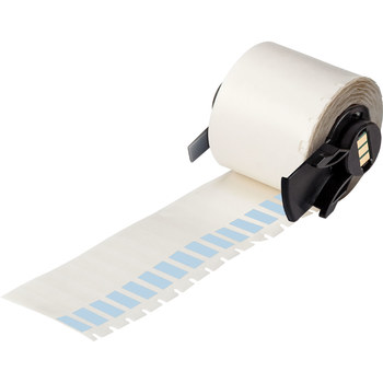 Imágen de Brady Azul, Transparente Vinilo Transferencia térmica M6-28-427-BL Etiquetas autolaminables para cables y alambres (Imagen principal del producto)
