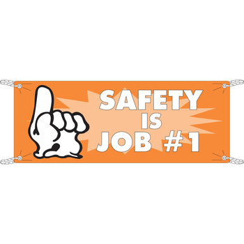 Imágen de Brady Vinilo Rectángulo Naranja Inglés Cartel de sensibilización de seguridad 106292 (Imagen principal del producto)