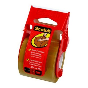 3M Scotch Transparente Kit de sellado de cajas - 48 mm Anchura x 50 m Longitud - 3.1 mil Espesor - 71050