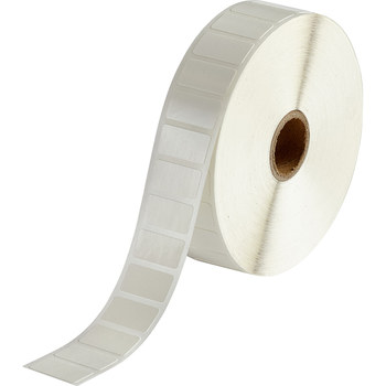 Brady THT-59-498-2.5-SC Rollo de etiquetas troqueladas para impresoras - 1 pulg. x 1/2 pulg. - Vinilo - Blanco - B-498