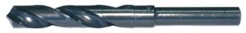 Cle-Force 1680 Taladro de eje reducido - Corte de mano derecha - Punta Radial 118° - Acabado Óxido de vapor - Longitud Total 6 pulg. - Flauta Espiral - Acero de alta velocidad - Vástago Reducido - C68652