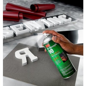 3M Hi-Strength 90 Adhesivo en aerosol Transparente Aerosol 24 fl oz Lata de aerosol - 30023 - Peso neto 17.6 fl oz