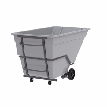 Imagen de Akro-mils 77810FGREY 2000 lb Negro/Gris Revestido en polvo 13 ga Carretilla manual inclinable (Imagen principal del producto)