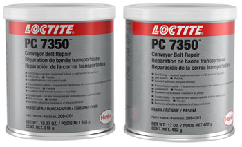 Loctite PC 7350 Base y acelerador (B/A) Negro Adhesivo de poliuretano - 1 kg Kit - 01034