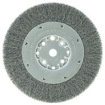 Weiler 01513 Cepillo de rueda - Rizado Acero cerda