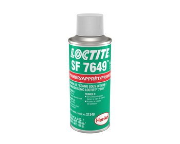 Loctite SF 7649 Imprimación Transparente Líquido 4.5 oz Lata de aerosol - Para uso con Adhesivo anaeróbico, Sellador - 21348 - Conocido anteriormente como Loctite 7649