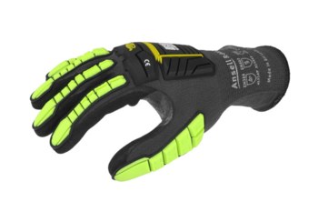 Ansell Ringers R840 12 Nitrilo Guantes resistentes a impactos - 076490-77386