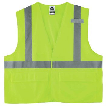 Ergodyne Glowear 8225HL Chaleco de alta visibilidad 21187 - tamaño 2EG/3EG - Poliéster - Lima de alta visibilidad - ANSI clase 2