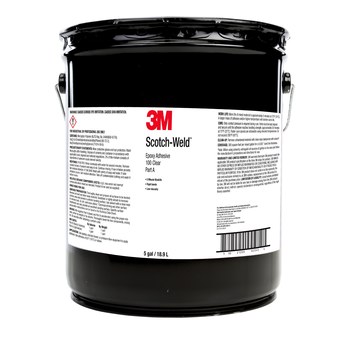3M Scotch-Weld DP100 Transparente Adhesivo epoxi - Acelerador (parte A) - 5 gal Cubeta - 82345
