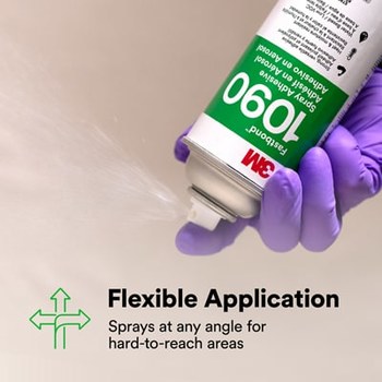 3M Fastbond 1090 7100373512 Spray Adhesivo para Espuma y Tela Neutro Líquido Bote de aerosol A base de agua - 76115 - Peso neto 8.2 oz