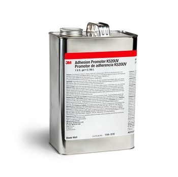 3M K520UV Promotor de adhesión Amarillo Líquido 1 gal Lata - Para uso con Cintas acrílicas - 61354