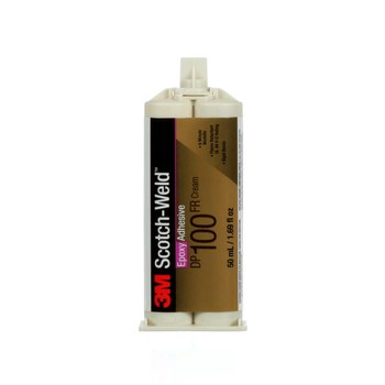 3M Scotch-Weld 100FR Crema Adhesivo epoxi - Base y acelerador (B/A) - 400 ml Cartucho - 56743
