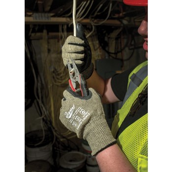 Global Glove Gripster CR509 Verde/Negro Grande Aralene Guante resistente a cortes - 816368-80232