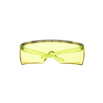3M SecureFit 3700 Series SF3703SGAF-GRN Policarbonato Gafas de seguridad OTG (sobre el vidrio) lente Ámbar + Scotchgard - Sin marco - 051131-27913